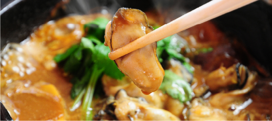 美味しそうなかき土手鍋料理のイメージ画像