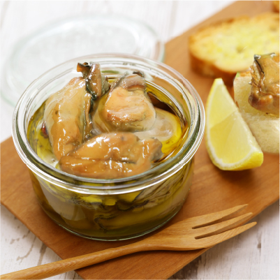 かきの燻製オイル漬けの画像